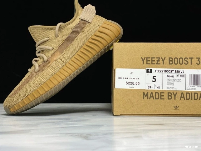 Boost Yeezy 350 FX9033 V2 Adidas Earth 0809